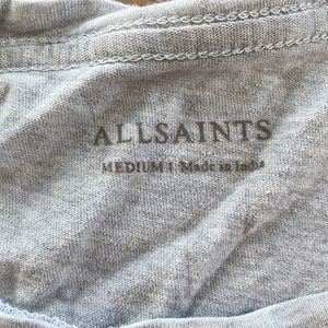 ALLSAINTS grey medium tshirt